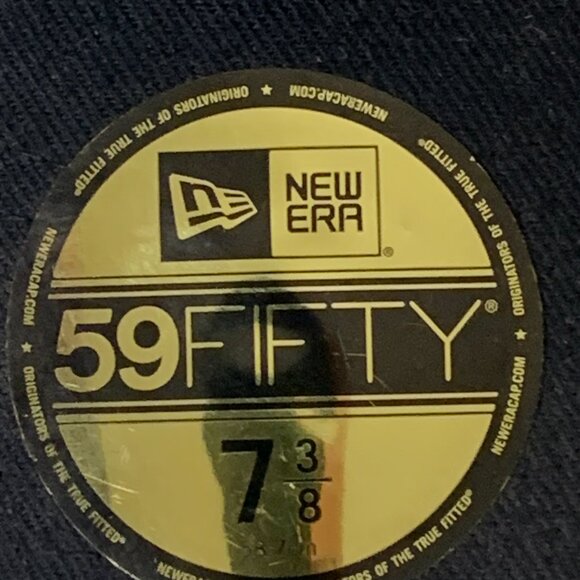 New York Yankees Hat Cap Fitted Mens 7 3/8 MLB Baseball New Era 59FIFTY - Picture 7 of 7